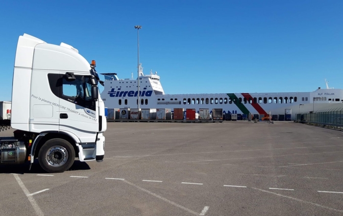 Enlèvement au port de SETE d'une semi-remorque en provenance de Turquie